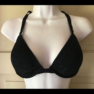 Candie’s Black Lace Racerback Bra - Size 36C